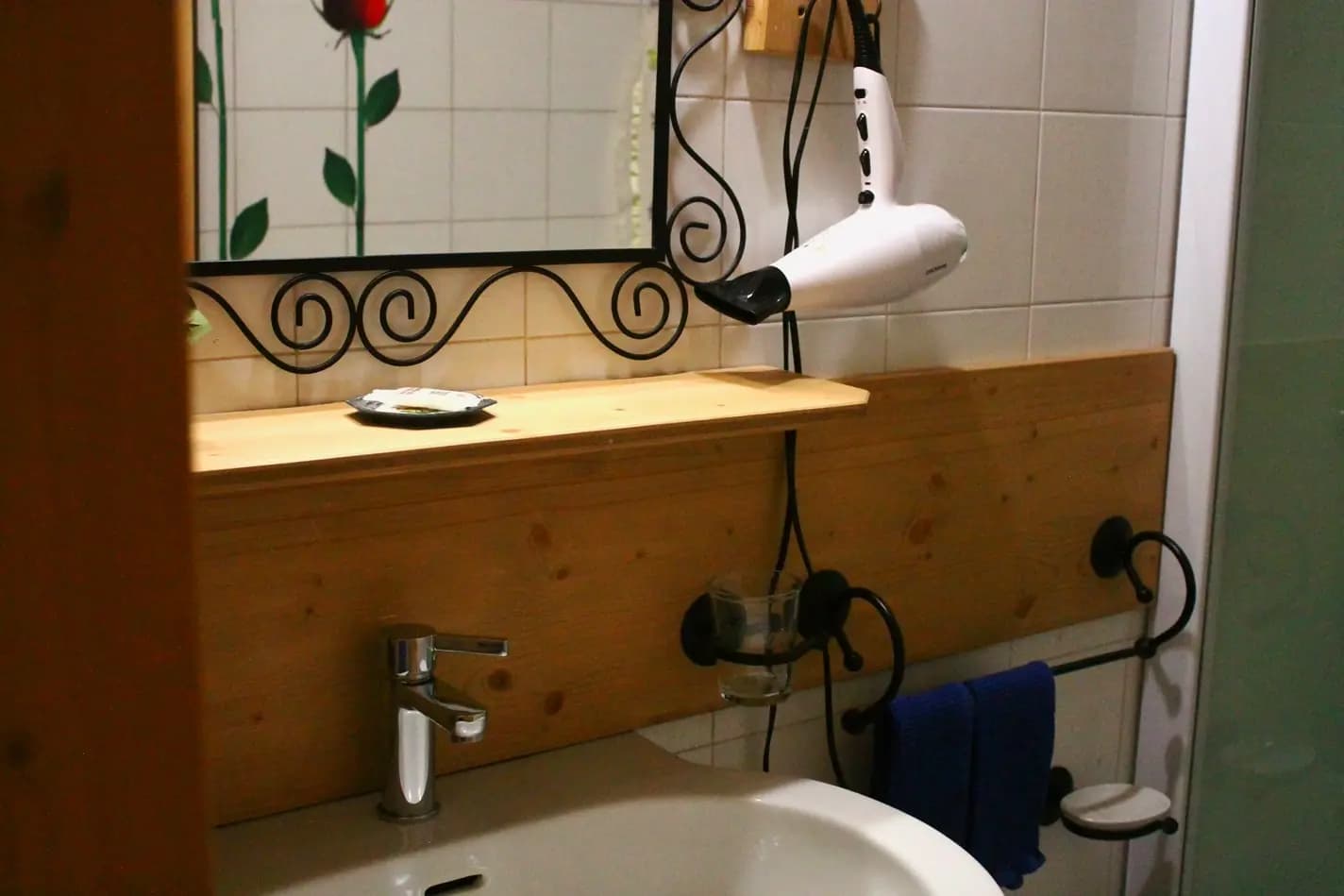 Dettaglio del lavandino del bagno